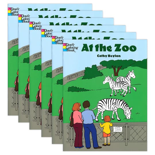 Dover At The Zoo Coloring Books, 6 ct.